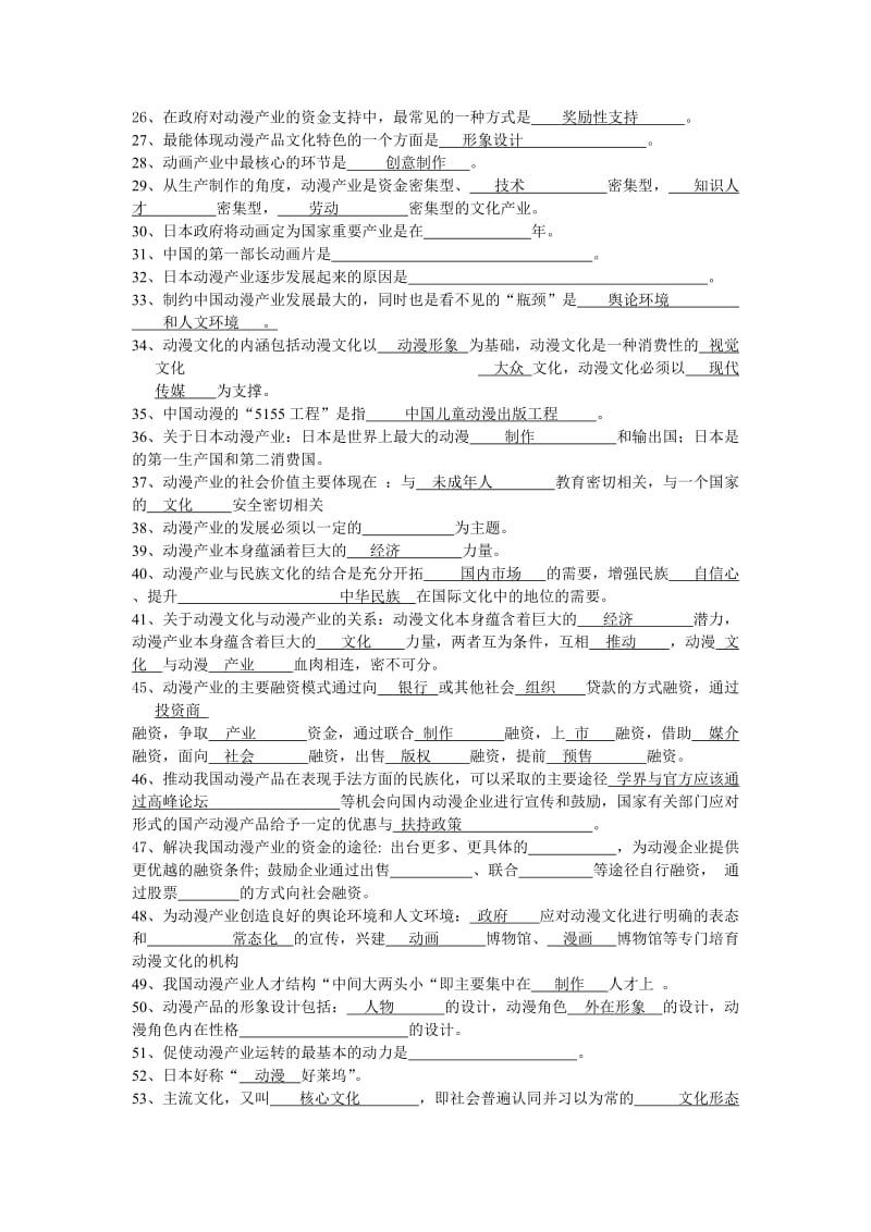 动漫概论考试题.doc_第2页