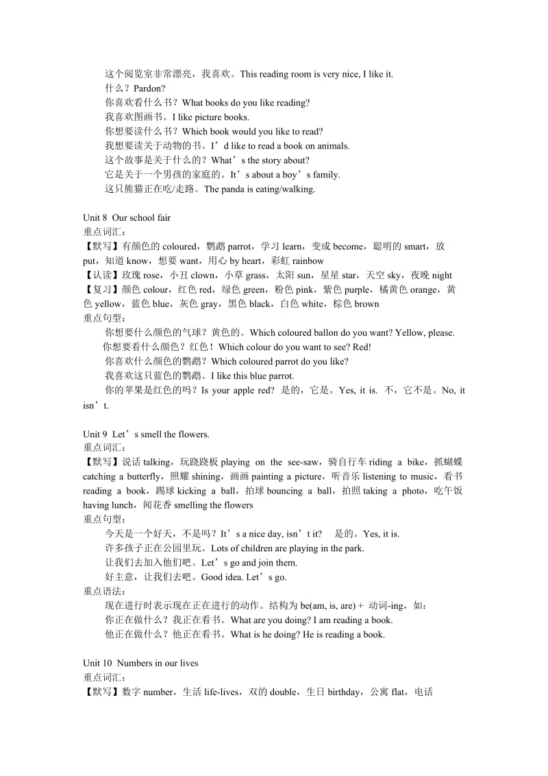 剑桥少儿英语一级下知识点汇总.doc_第3页