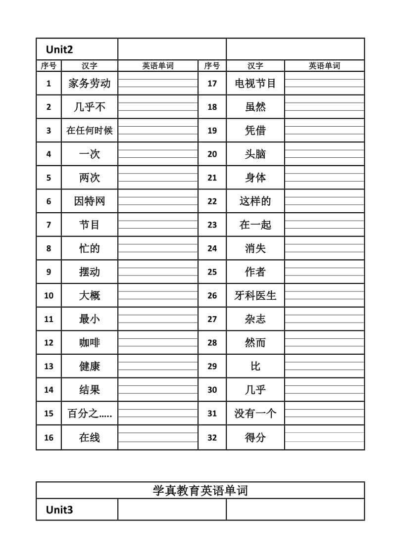 初二上学期英语单词.doc_第2页