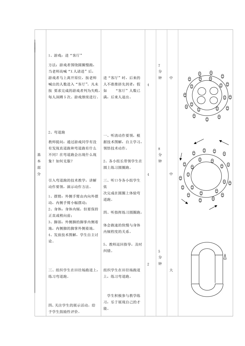 弯道跑公开课教案.doc_第2页