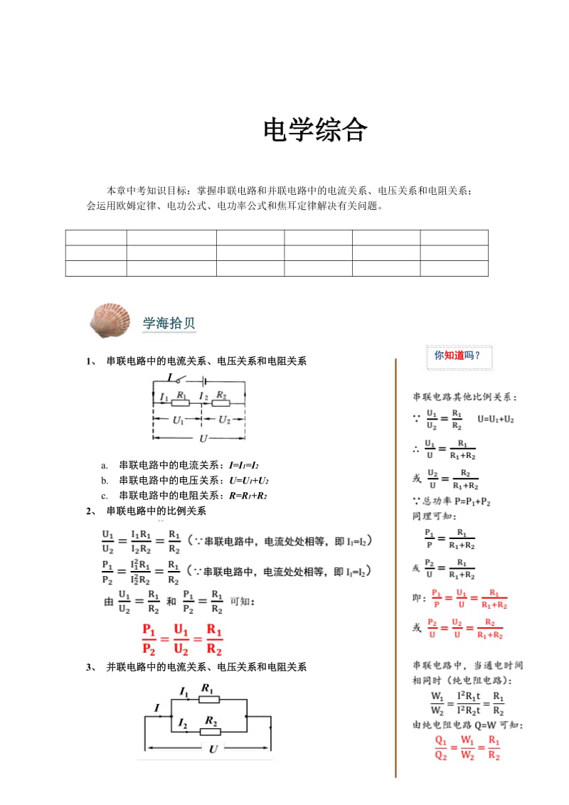 电学比例大总结.doc_第1页