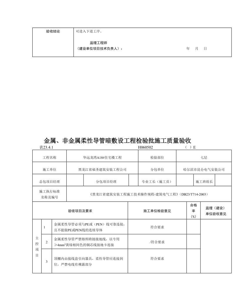 电线、电缆穿管工程检验批施工质量验收记录.doc_第2页