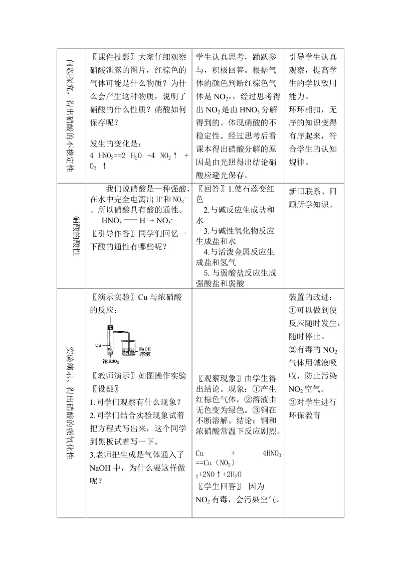 硝酸教学设计.doc_第3页