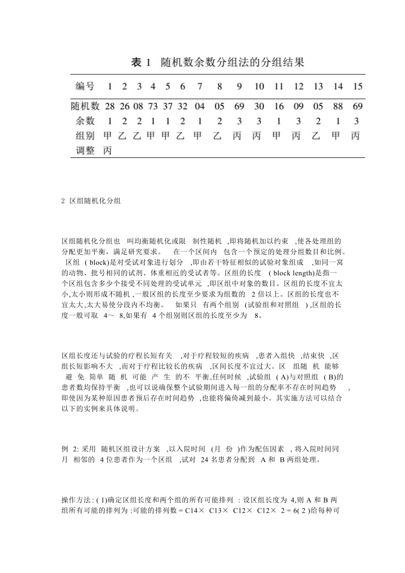 临床试验中的随机分组方法.doc_第2页