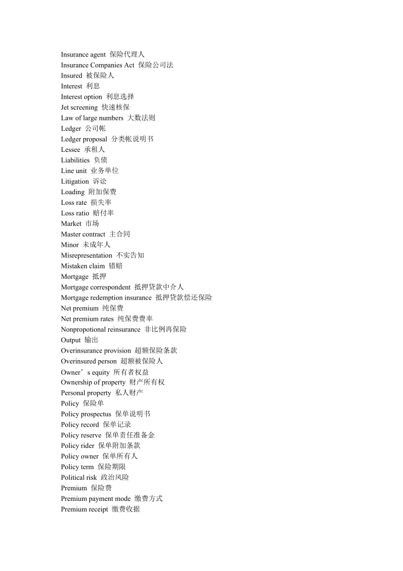 英语专业词汇-保险-外交-体育-药物-工程.doc_第3页