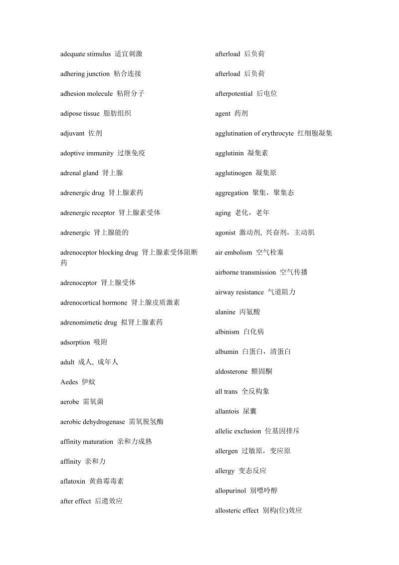 常用医学专业英语.doc_第2页