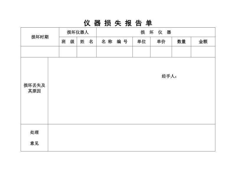 实验室仪器损失报告单.doc_第2页