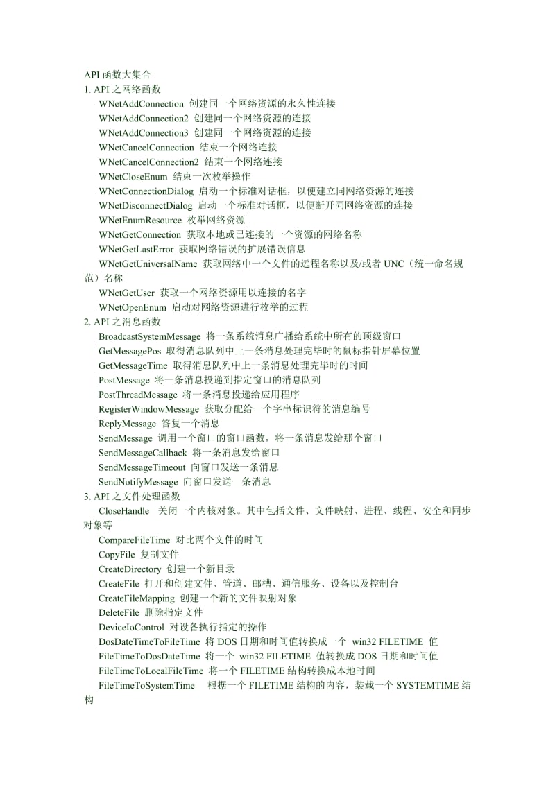 WindowsAPI函数笔记.doc_第1页