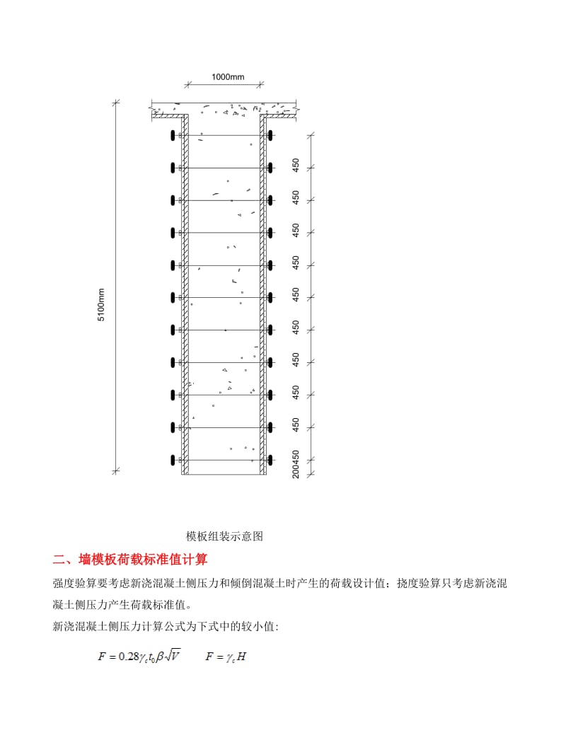 墙模板计算书(PKPM2012).doc_第2页