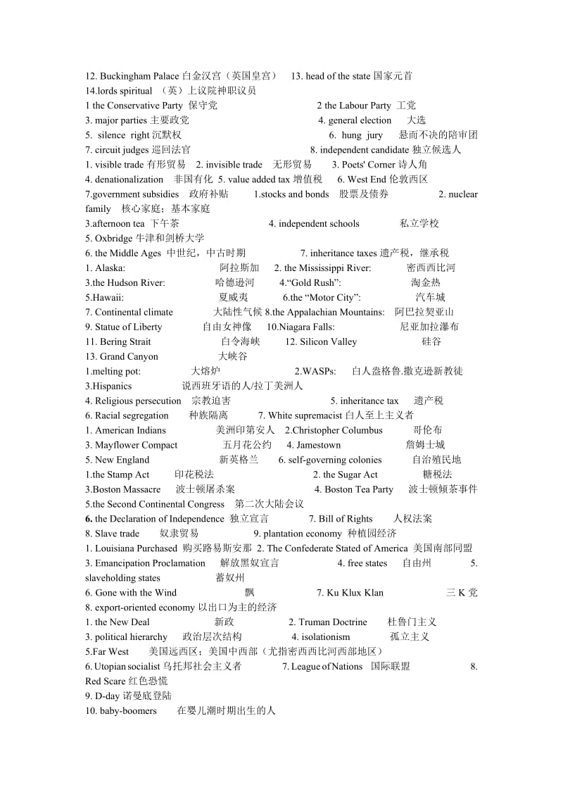 英语国家概况单词.doc_第2页