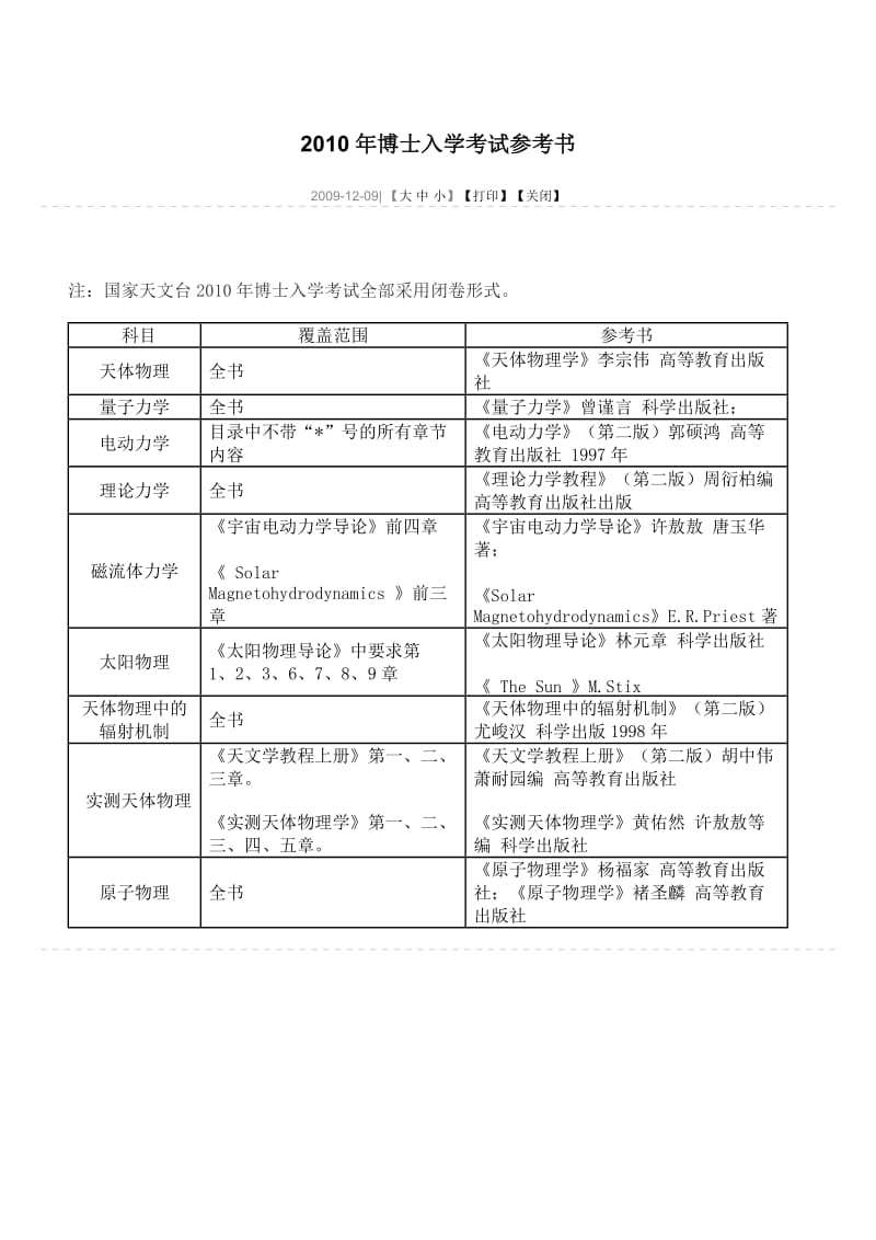 《天文台参考书目》word版.docx_第1页