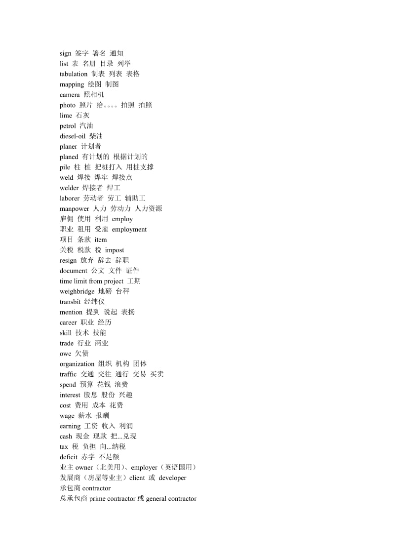 道路工程专业词汇英语翻译.doc_第2页