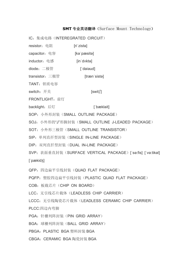 SMT专业英语翻译.doc_第1页