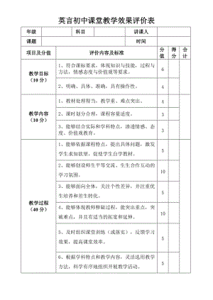 課堂教學(xué)效果評價表.doc