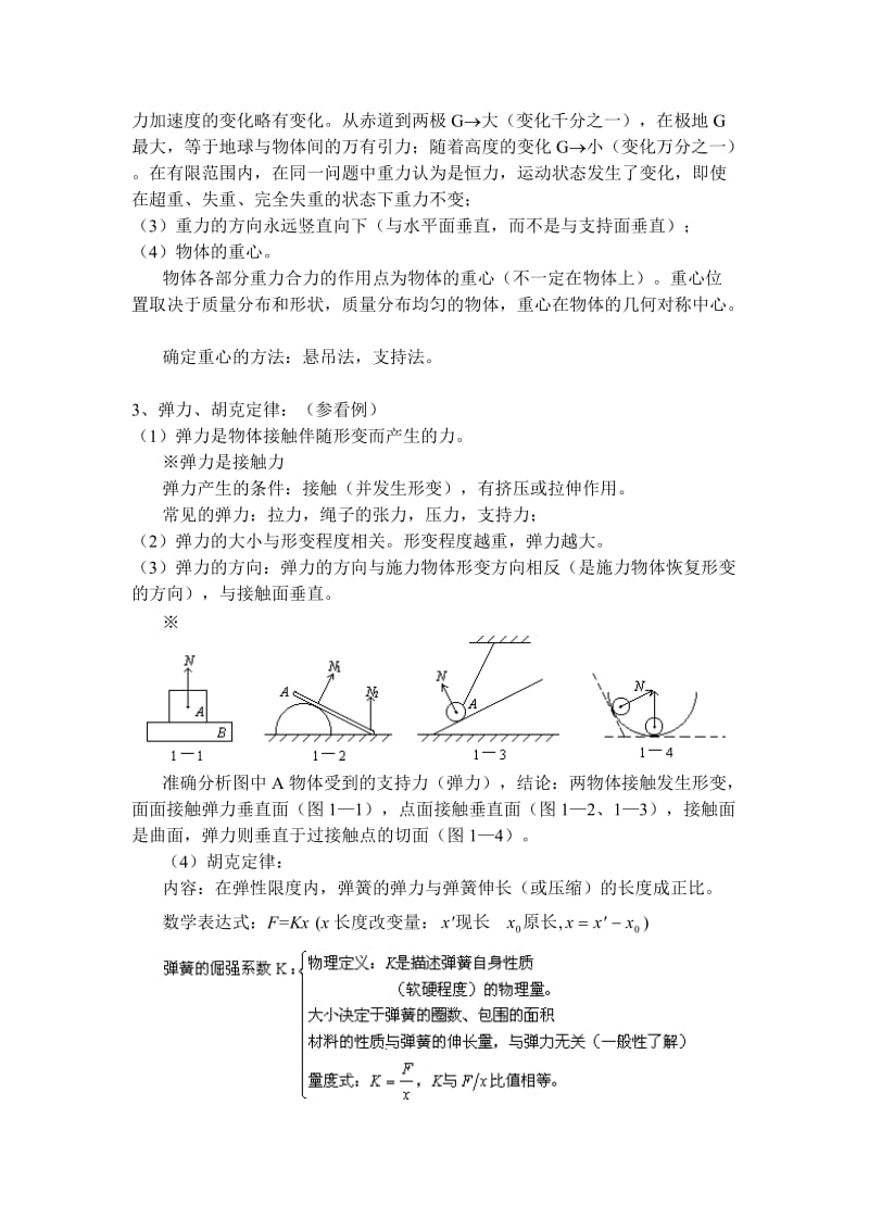 高一物理数学必修一知识点总结大全.doc_第2页