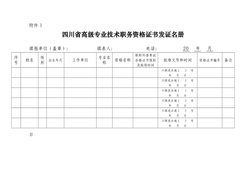 宝兴县中医医院专业技术资格证书建档.doc_第3页