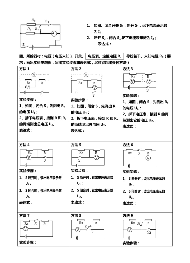 特殊方法测电阻总结.doc_第3页