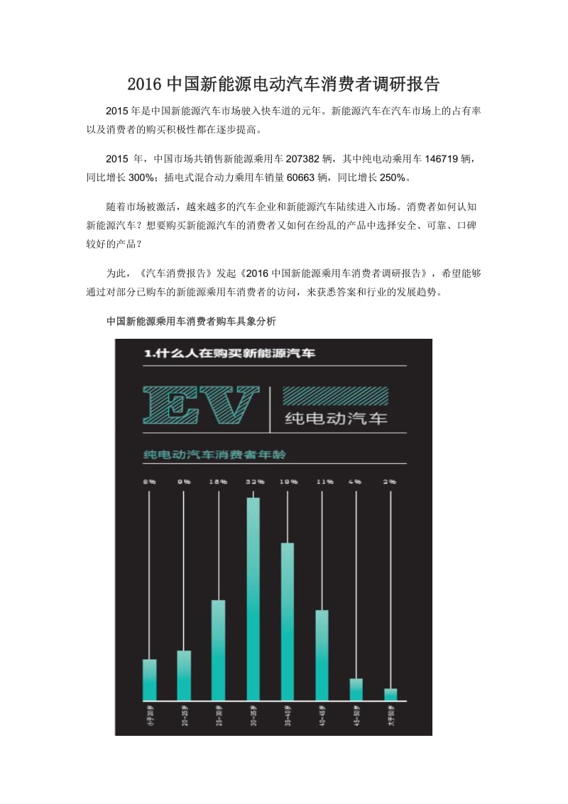 2016中国新能源电动汽车消费者调研报告.doc_第1页