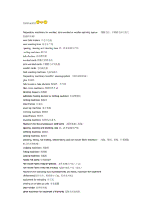 紡織機(jī)械英語.doc