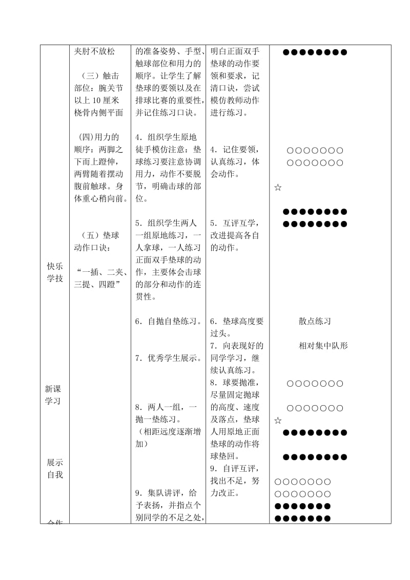 排球正面双手垫球公开课教案.doc_第3页