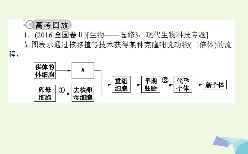 2017届高考生物二轮复习专题十八基因工程和细胞工程课件.ppt_第2页