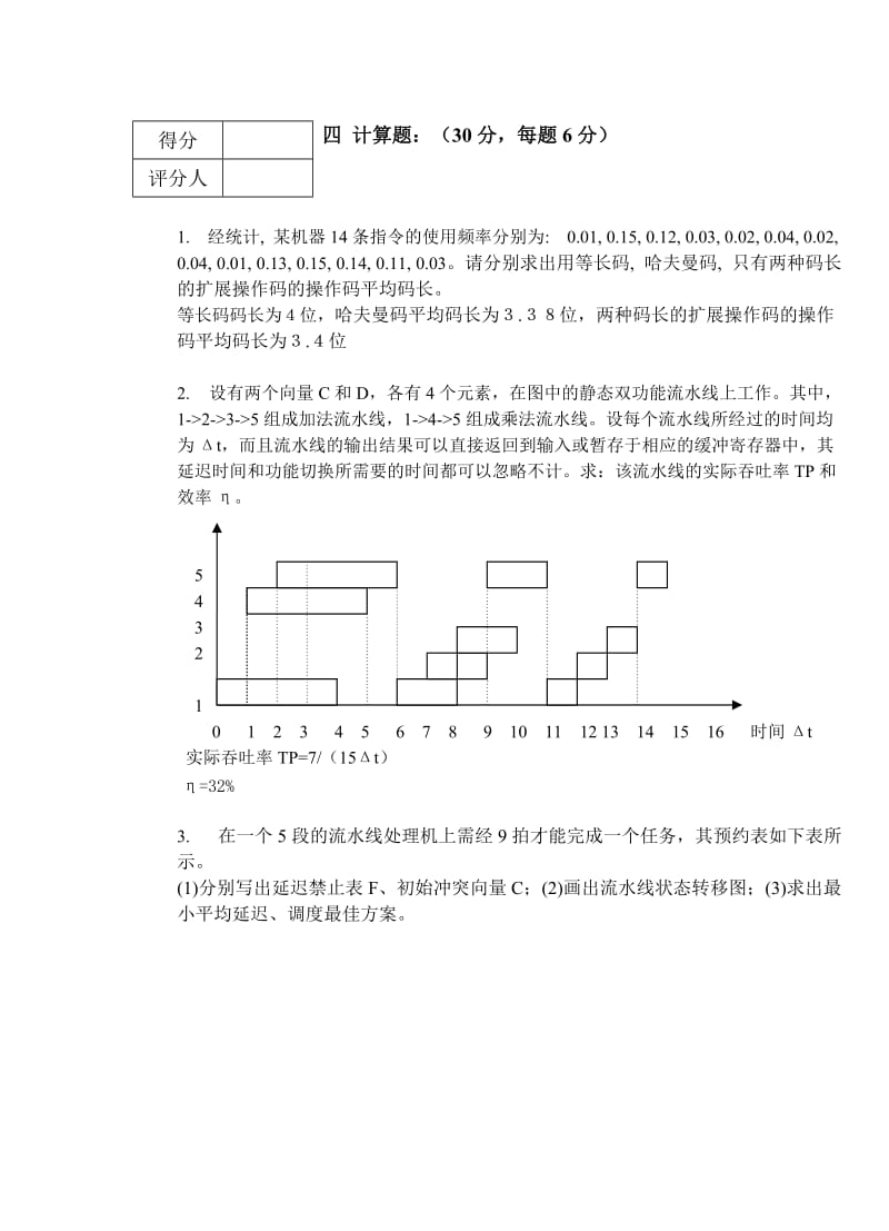 计算机系统结构期末试题(AB卷).doc_第3页