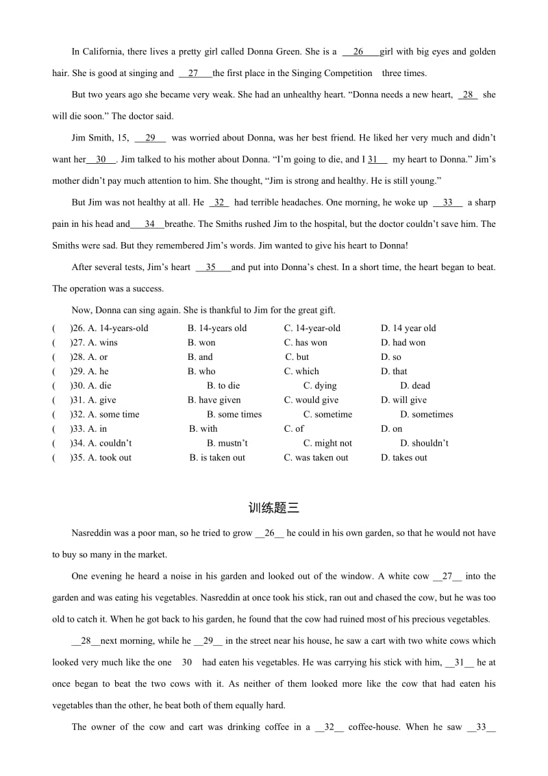 广州英语中考语法选择专练资料.doc_第2页