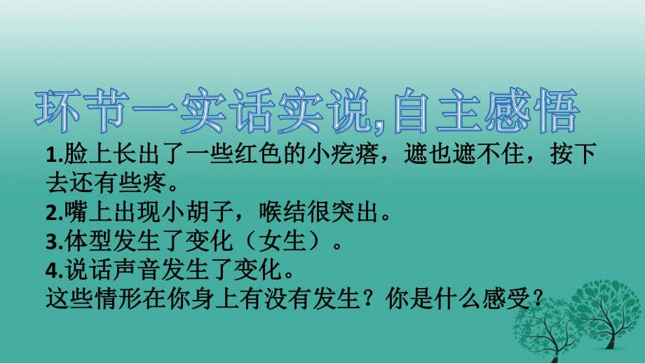 七年級政治上冊 3_2 悅納自己的生理變化課件 魯人版六三制（道德與法治）.ppt_第1頁