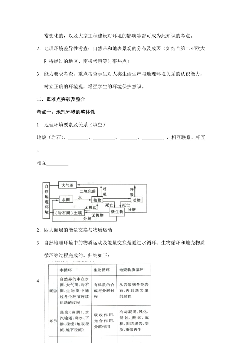 《自然地理环境及整体性和差异性》专题复习.doc_第2页