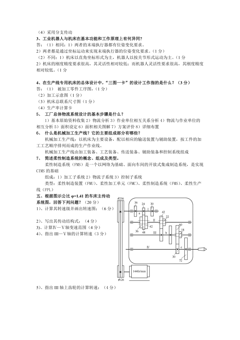 蚌埠学院《机械制造装备设计》试卷(B).doc_第3页