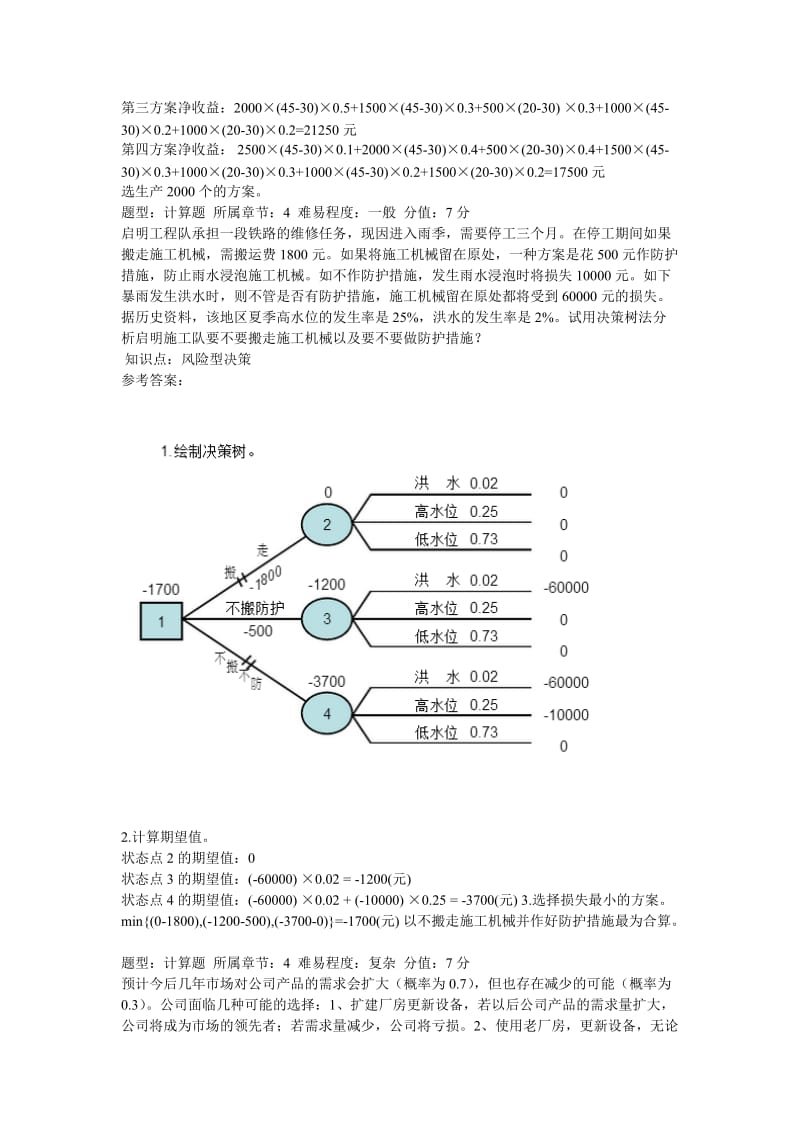 管理学计算题全.doc_第2页