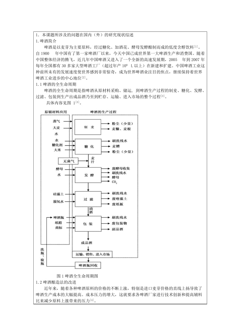 产万吨啤酒厂糖化车间设计开题报告.doc_第2页