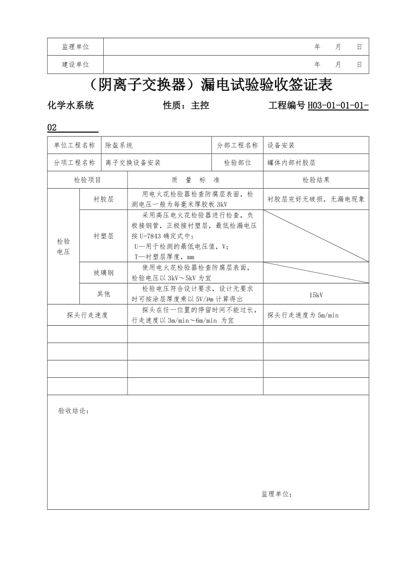 设备管道漏电实验验收签证表.doc_第2页