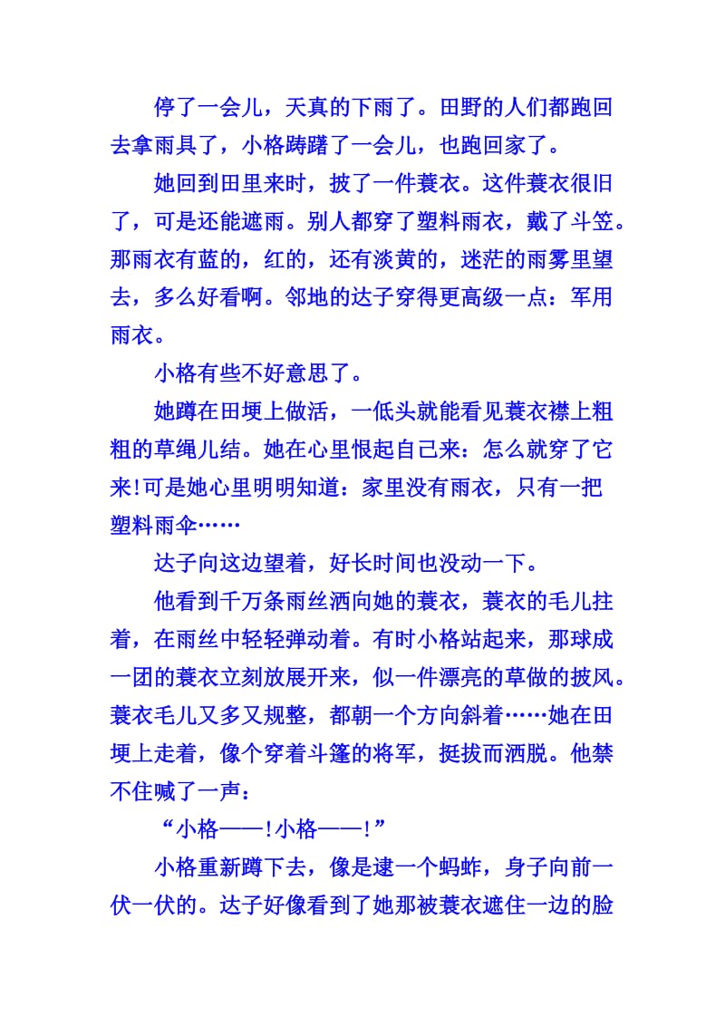 现代文阅读精讲-《蓑衣.doc_第3页