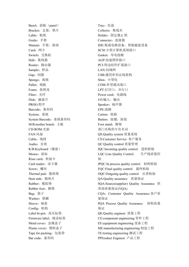 质量专业英语大全.doc_第2页