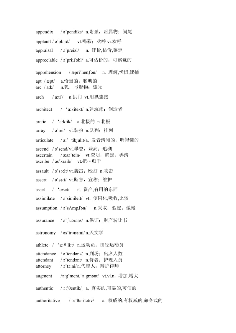 大学英语六级词汇带音标的.doc_第3页