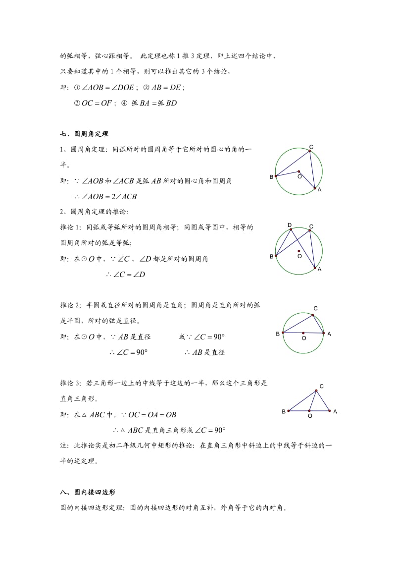 初三《圆》章节知识点复习专题.doc_第3页