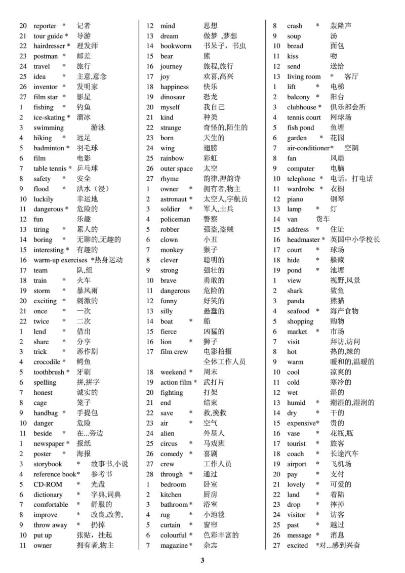 《四级单词汇总》word版.doc_第3页