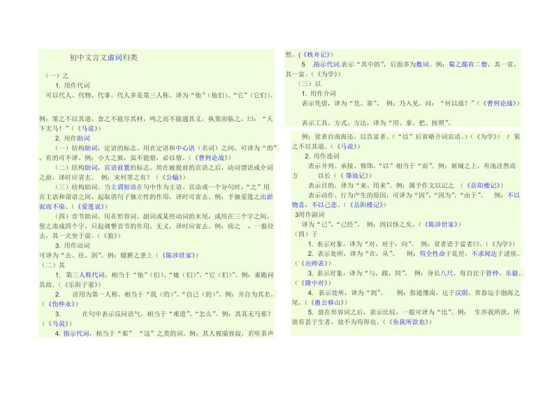 初中文言常考实虚词.doc_第1页