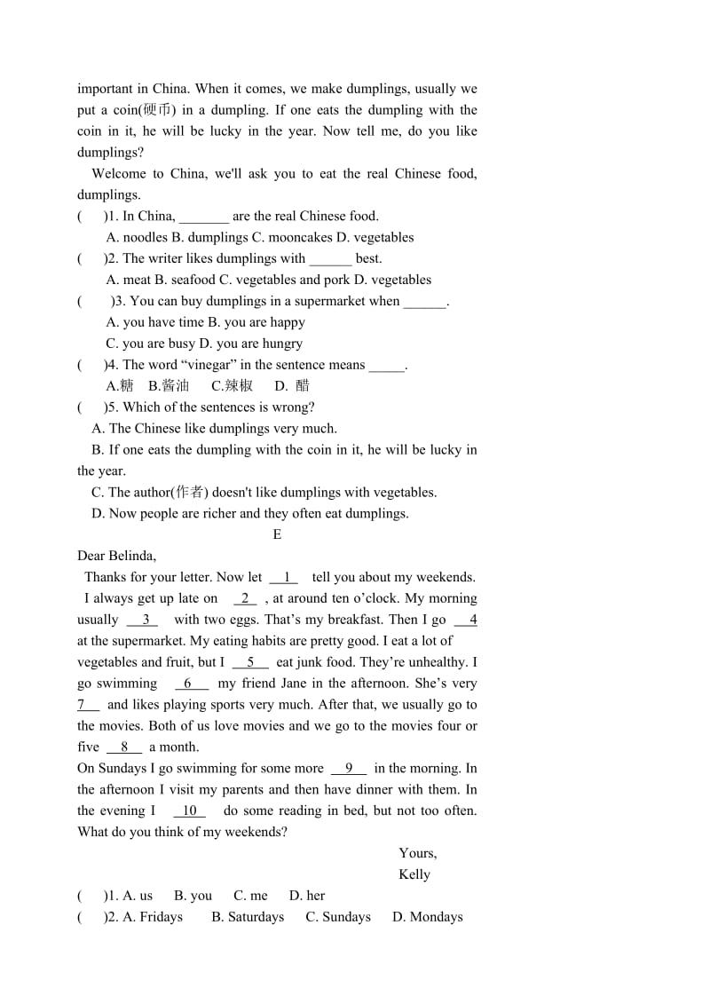 初二英语阅读理解专练.doc_第3页