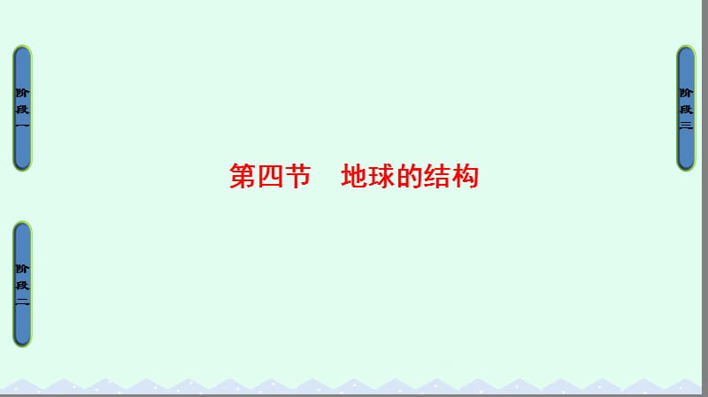 2016-2017学年高中地理第一章宇宙中的地球第四节地球的结构课件湘教版必修1.ppt_第1页