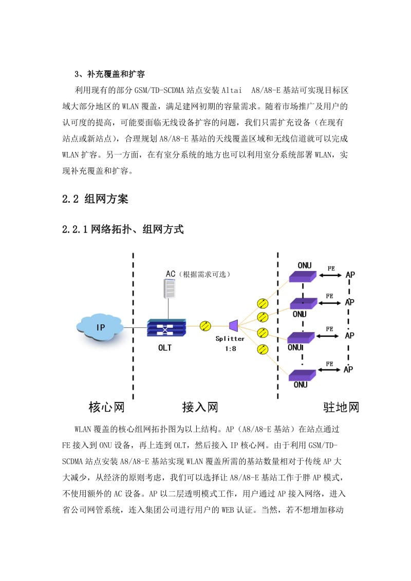 泉州阳光巴黎小区WLAN覆盖建议书 - 中国普天.doc_第3页