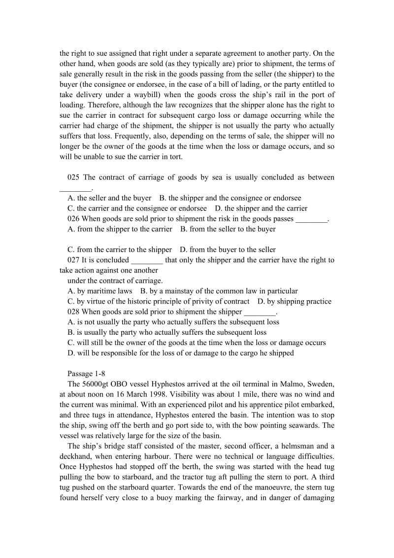 新增航海英语阅读理解32篇.doc_第3页