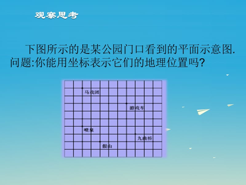 七年级数学下册 7_2_1 用坐标表示地理位置课件 （新版）新人教版1.ppt_第2页