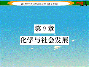 中考化學(xué)命題研究 第一編 教材知識梳理篇 第9章 化學(xué)與社會發(fā)展（精練）課件.ppt