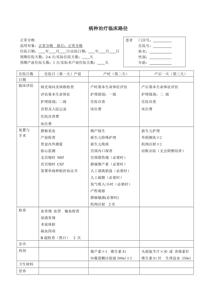 正常分娩临床路径.doc_第1页