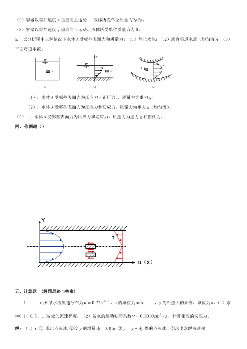 电大流体力学形成性考核册有画图题及答案.doc_第2页