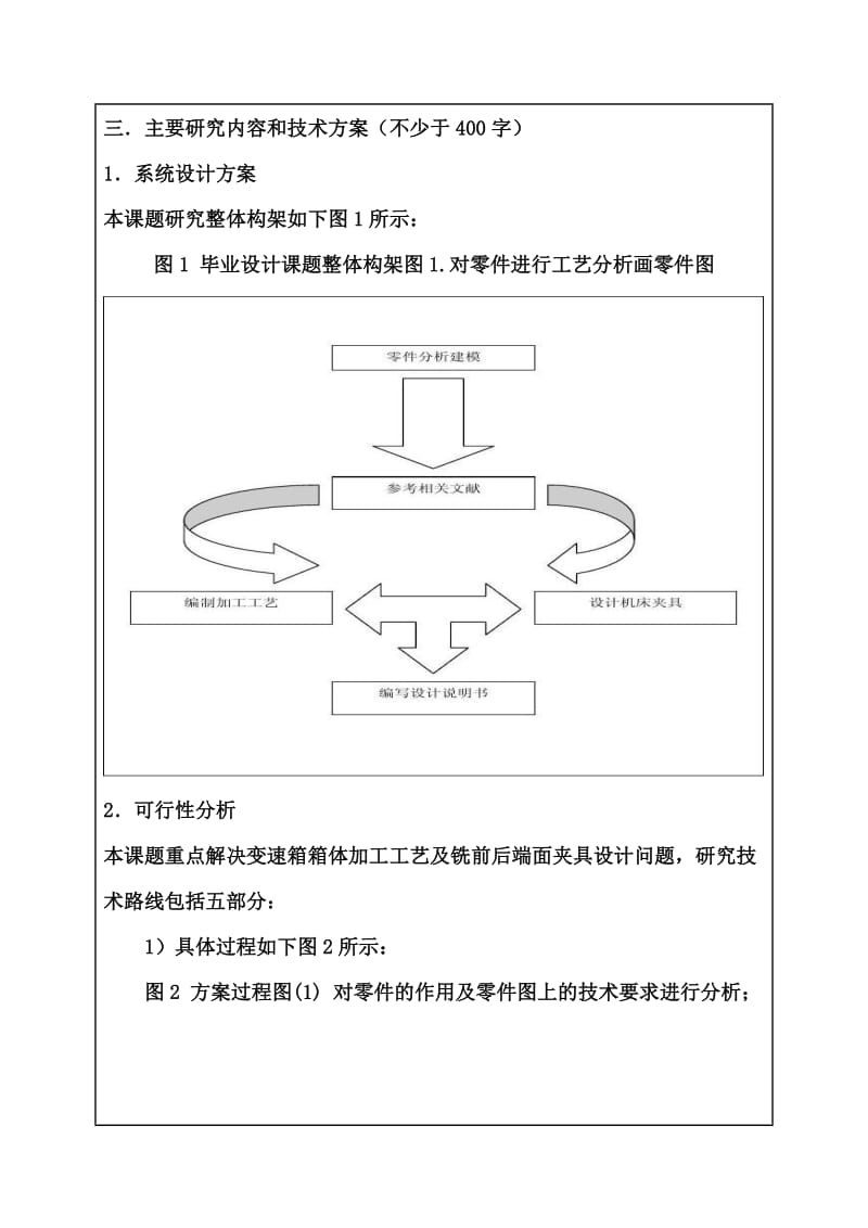 开题报告某变速箱体加工工艺及夹具设计.doc_第3页