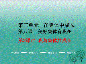 七年級道德與法治下冊 3_8_2 我與集體共成長教學(xué)課件 新人教版1.ppt