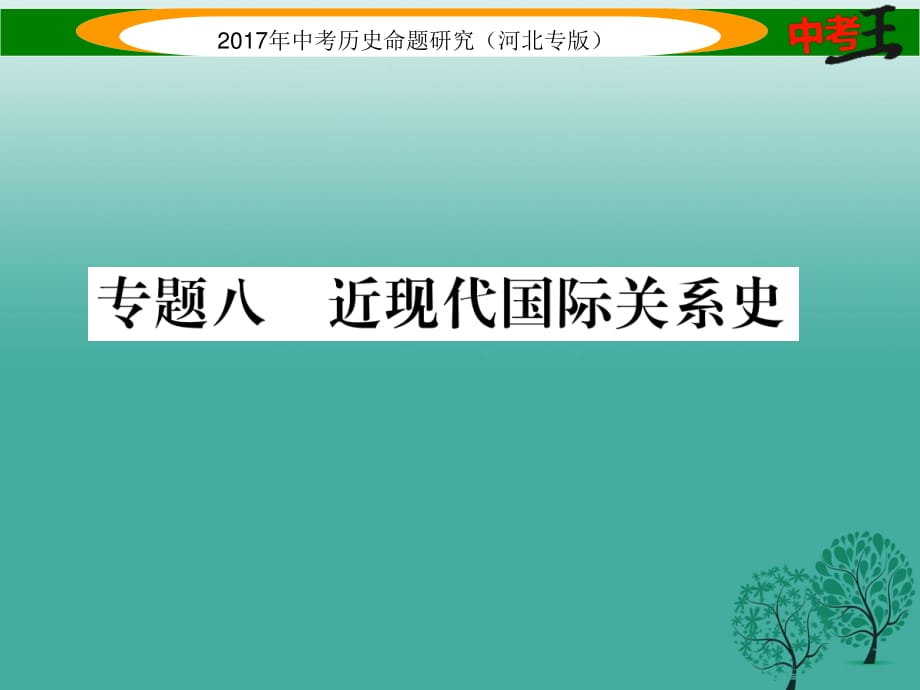 中考?xì)v史總復(fù)習(xí) 熱點(diǎn)專題速查 專題八 近現(xiàn)代國(guó)際關(guān)系史課件.ppt_第1頁(yè)